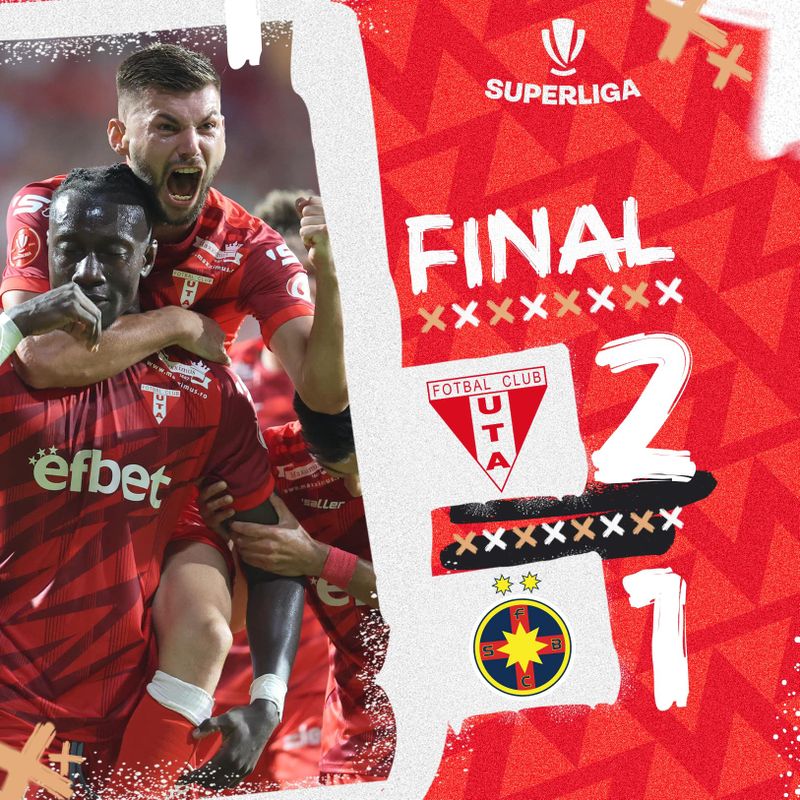 UTA Arad - FCSB 2-1 UTA Arad - FCSB 2-1