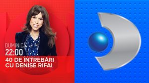 Program TV 40 de întrebări cu Denise Rifai 2023.