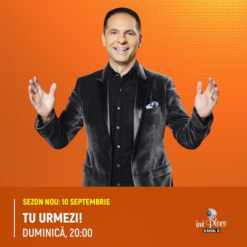 Când începe un sezon nou al emisiunii „Tu urmezi”, prezentată de Dan Negru la Kanal D Când începe un sezon nou al emisiunii „Tu urmezi”, prezentată de Dan Negru la Kanal D