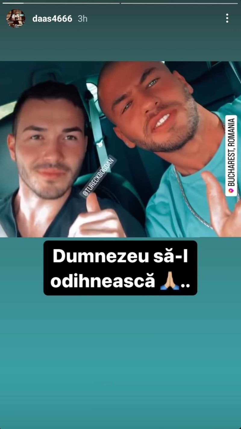 Ahmad Daas, în doliu, după ce prietenul său a pierdut lupta cu viața