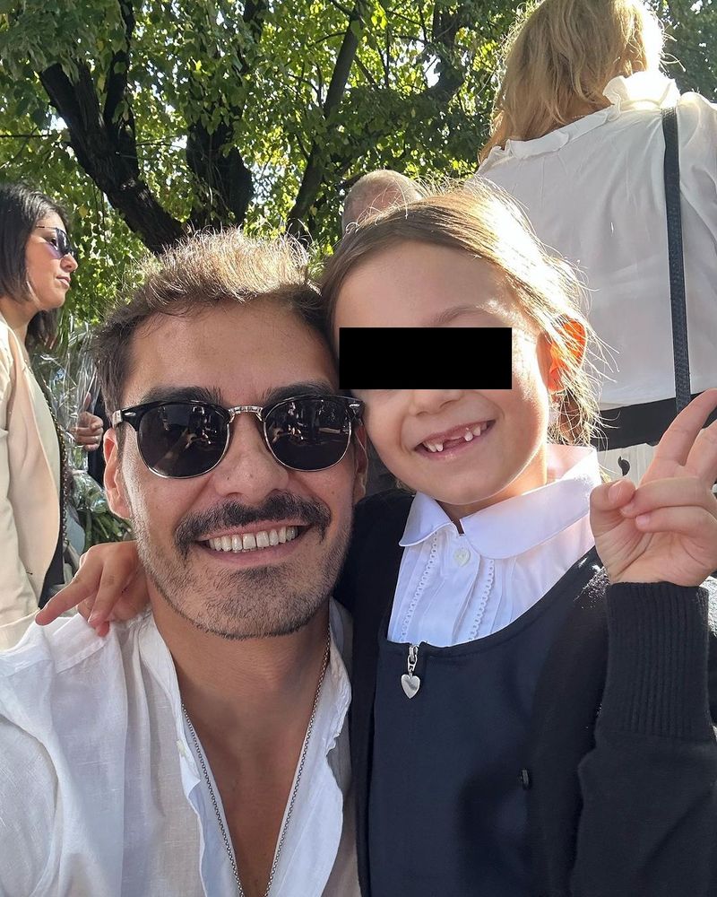 George Burcea și fiica lui cea mare