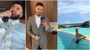 Karim Benzema, Andrei Burcă, Florin Tănase  Karim Benzema, Andrei Burcă, Florin Tănase