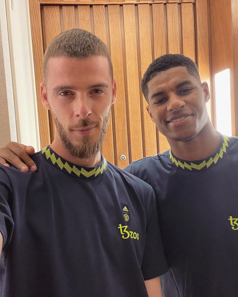 David de Gea și Marcus Rashford