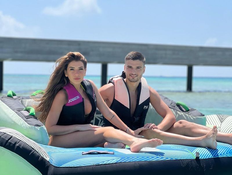 Dragoș Nedelcu și iubita sa