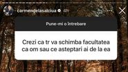 Carmen de la Sălciua a dezvăluit la ce facultate s-a înscris