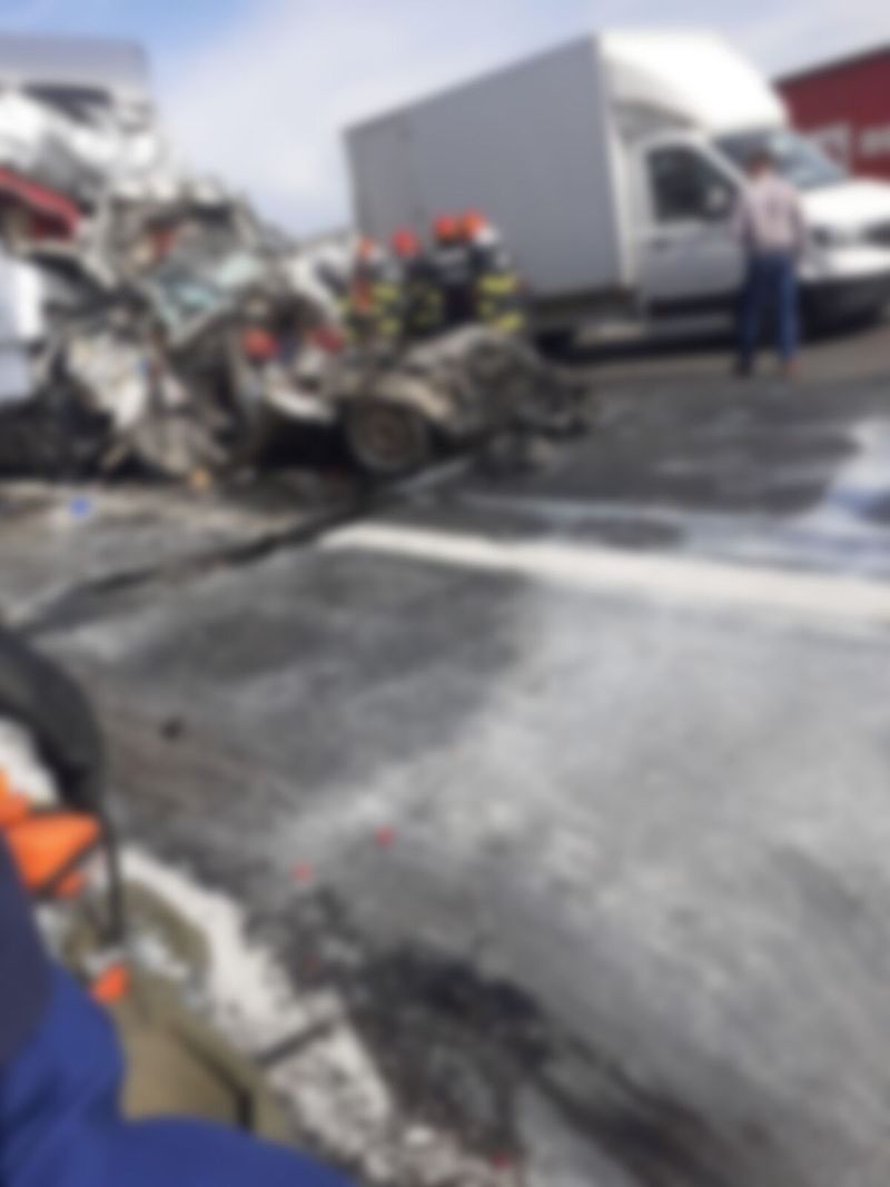 accident, a1, cinci morti, imagini cumplite