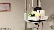Pescobar s-a filmat de pe patul de spital