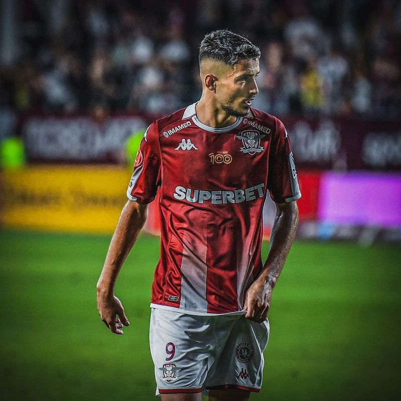 Albion Rrahmani, marcatorul primelor două goluri ale Rapidului