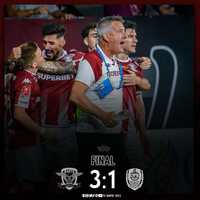 Rapid București - CFR Cluj 3-1