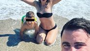 Adda alături de soțul ei, Cătălin Rizea și fiul lor, Alexandru