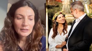 Ioana Ginghină și soțul ei, Cristi Pitulice au fost nevoiți să stea la distanță, după nuntă