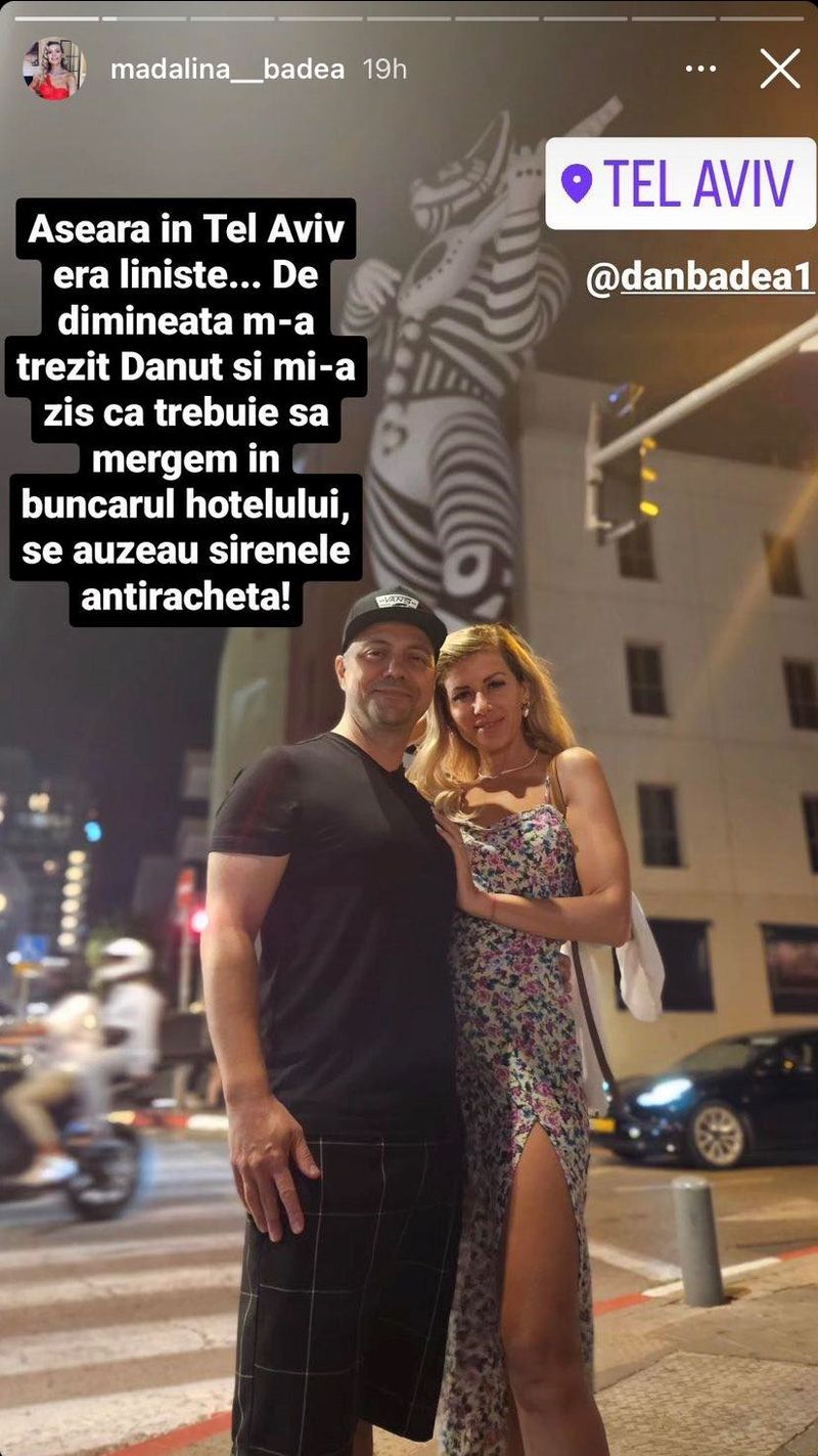 Dan Badea și soția lui se aflau în Israel când a început războiul