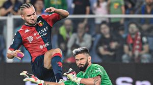 Olivier Giroud, portarul erou al lui AC Milan! A fost decisiv la faza de atac inițiată de George Pușcas