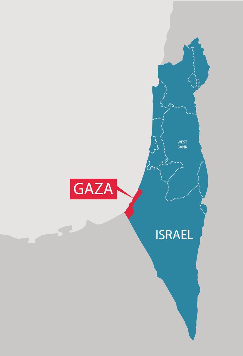Ce este F&acirc;șia Gaza? Din acest loc au pornit rachetele asupra Israelului