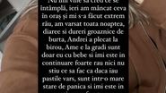 Emily Burghelea s-a simțit foarte rău astăzi
