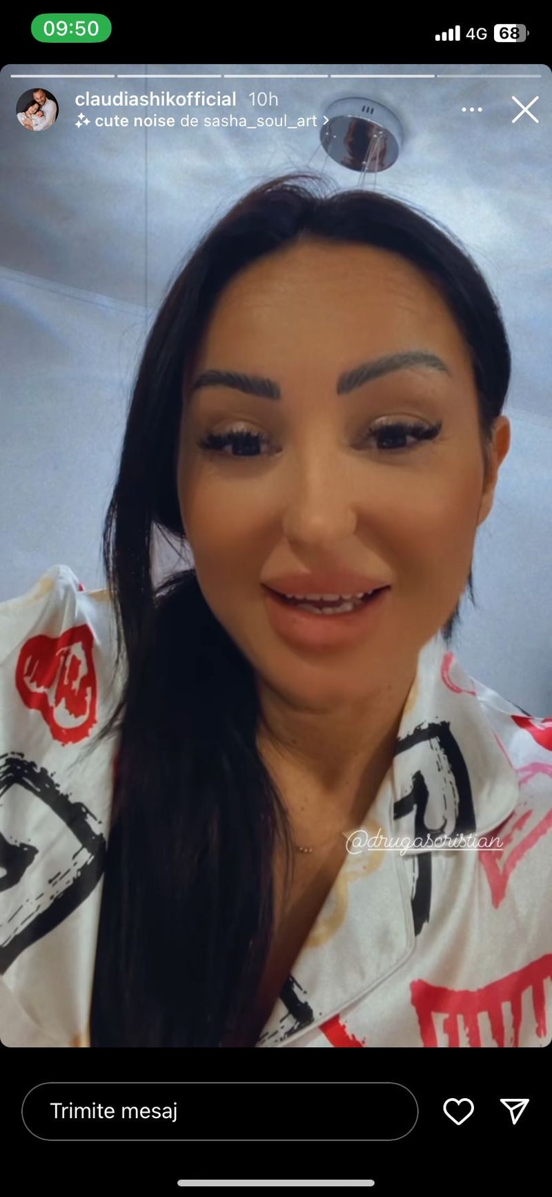 claudia shik, zi de nastere, sot, surpriza, mesaj