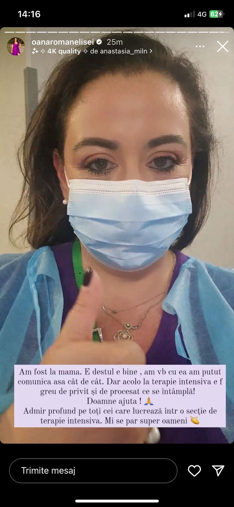 oana roman, mioara roman, spital, declaratii