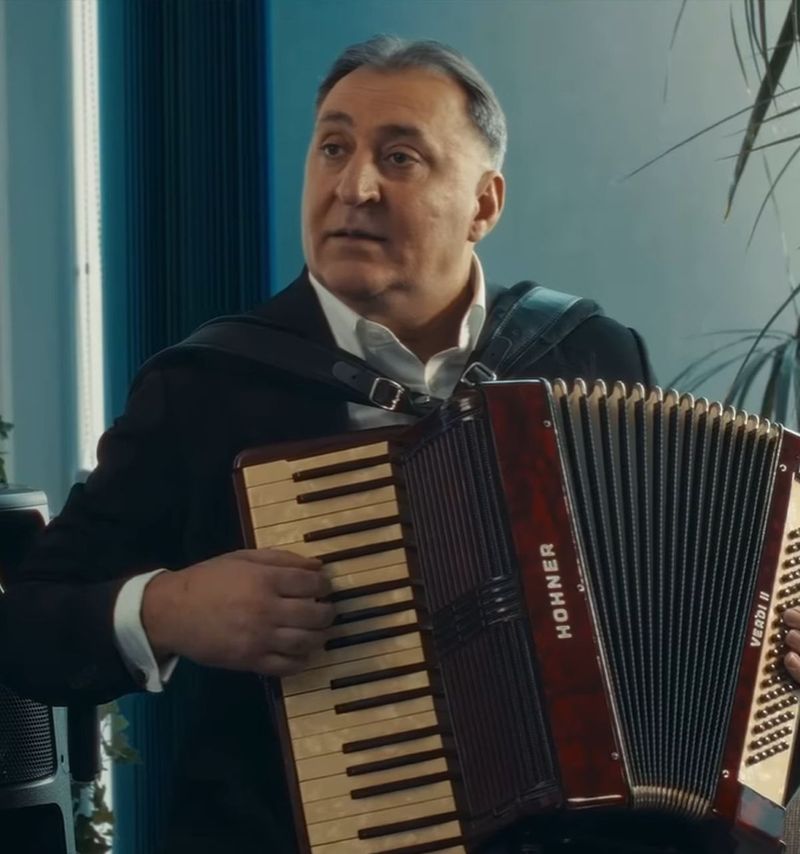 Vali Vijelie, în timpul filmărilor