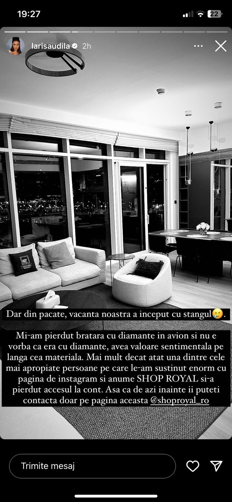 larisa udila, vacante, bani, probleme, bijuterii, peripetii