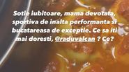 Adela Popescu și-a etalat calitățile culinare în mediul online