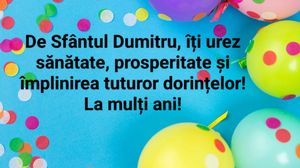 Urări de Sfântul Dumitru 2023