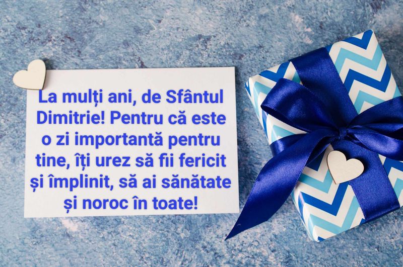 Urări de Sfântul Dumitru 2023