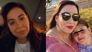 Oana Roman și fiica sa