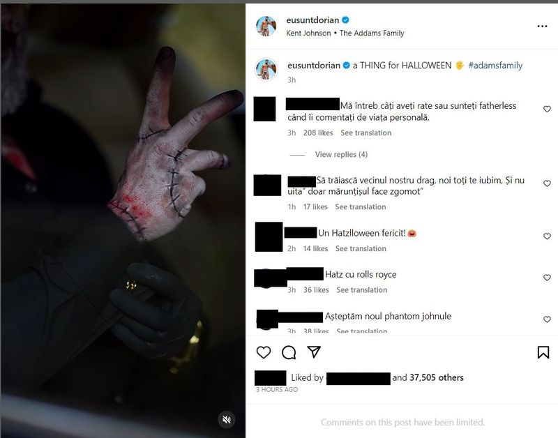 Comentariile lăsate la ultima postare a lui Dorian Popa