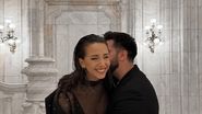 Alex Leonte și actuala lui iubită, Manuela Lupașcu