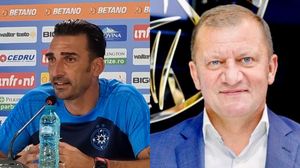 Ce au avut de spus cei doi antrenori după rezultatul neașteptat din Oțelul Galați - FCSB 1-1? Faza controversată prin care golul spectaculos al „roș-albaștrilor” a fost anulat