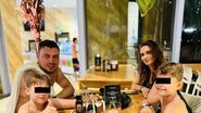 Edy Mexicanu alături de familia lui
