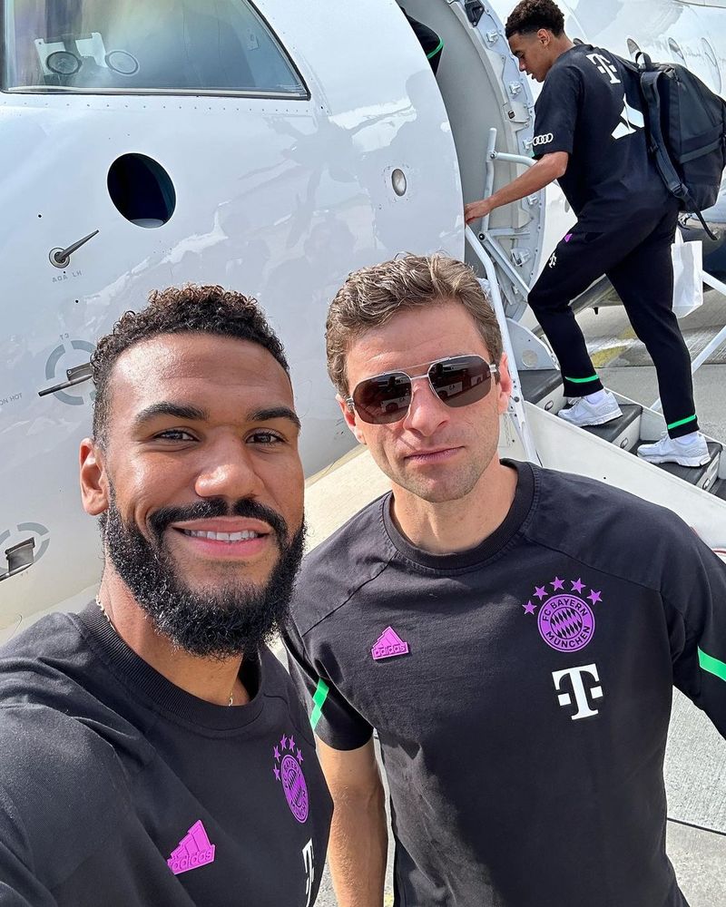Choupo-Moting și Thomas Muller la Bayern Munchen