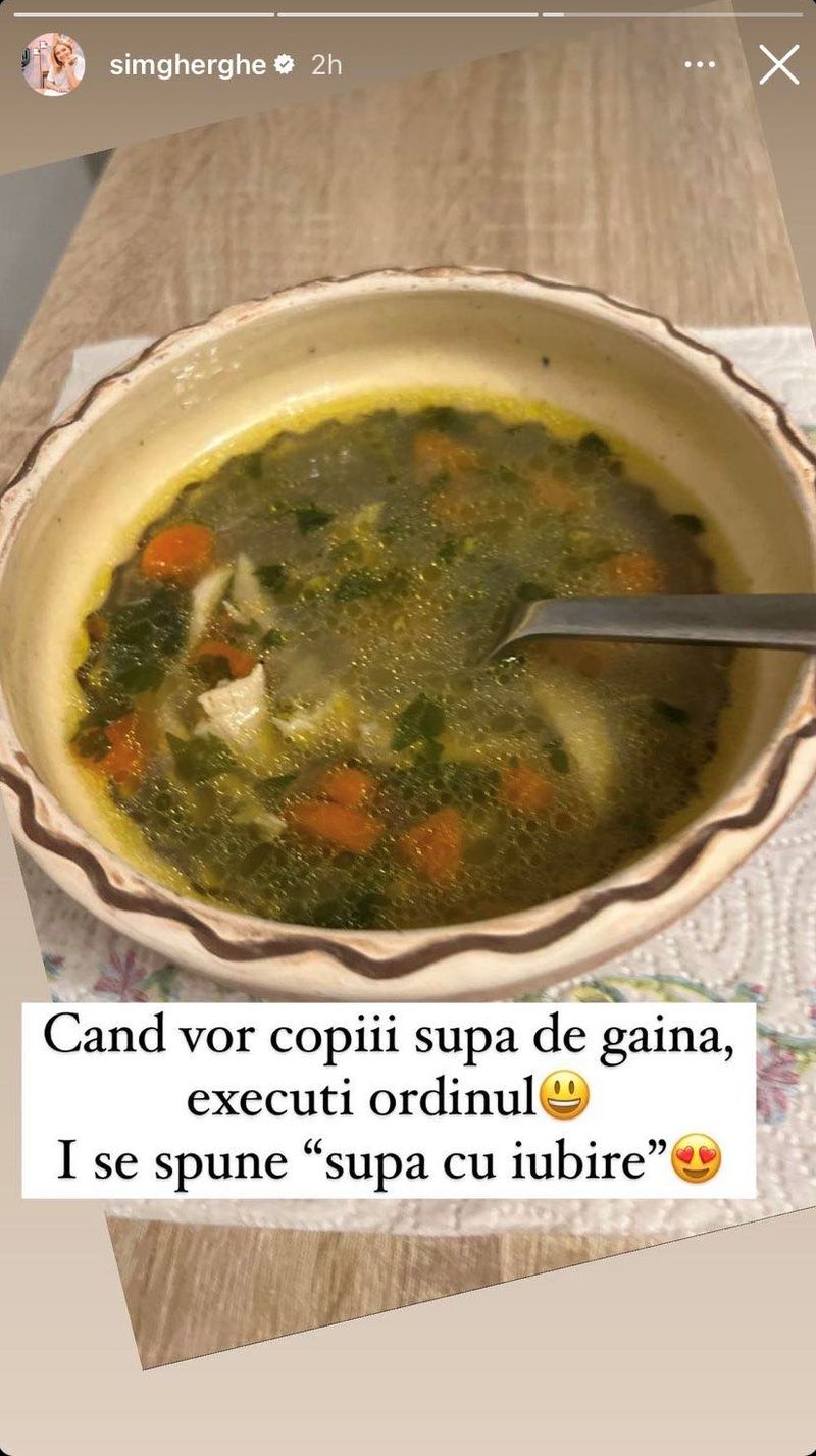 Simona Gherghe le îndeplinește dorințele culinare copiilor ei