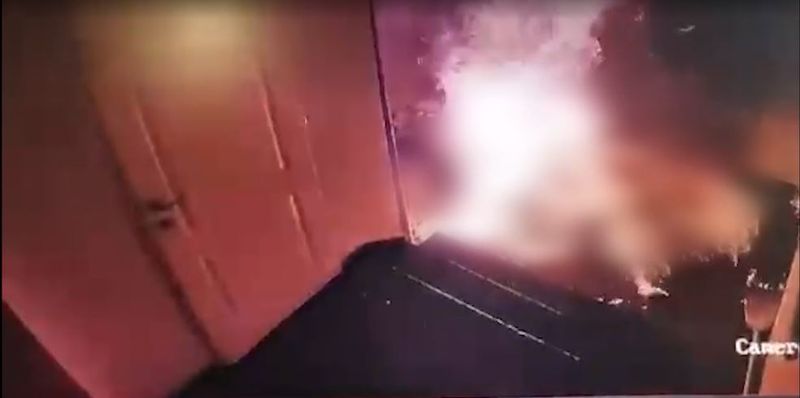 femeie incendiată