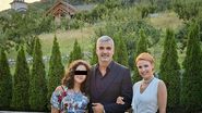 Aurelian Temișan alături de soția lui, Monica Davidescu și fiica lor