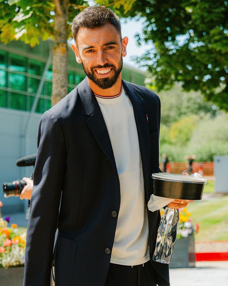 Bruno Fernandes, marcatorul golului cu numărul trei pentru Manchester United în partida cu FC Copenhaga