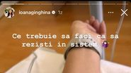 Ioana Ginghină se confruntă cu probleme de sănătate