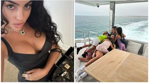 Georgina Rodriguez și Cristiano Ronaldo 