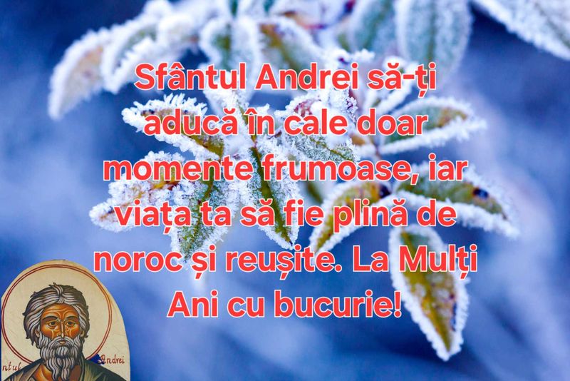 mesaj, felicitare, urare de sfantul andrei
