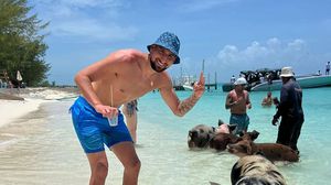 Gianluigi Donnarumma în vacanță
