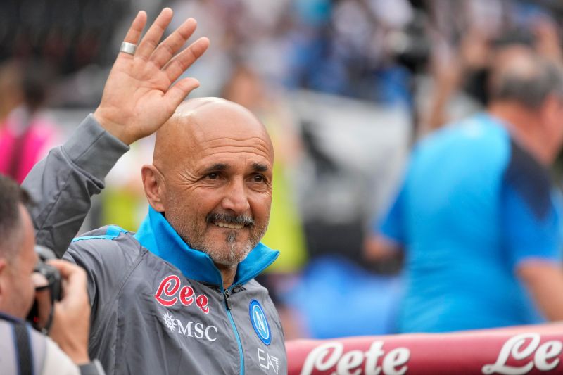 Luciano Spalletti c&acirc;nd ocupa funcția de antrenor la Napoli
