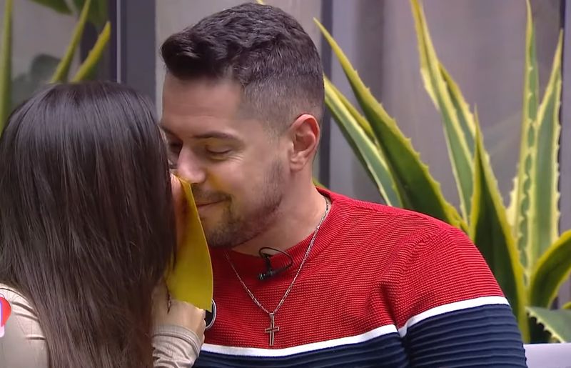 Catinca și Robert, &icirc;n timpul unui joc