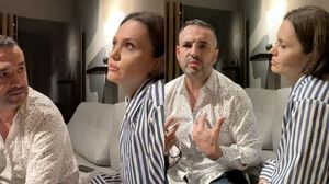 Cristina Șișcanu și Mădălin Ionescu discuții