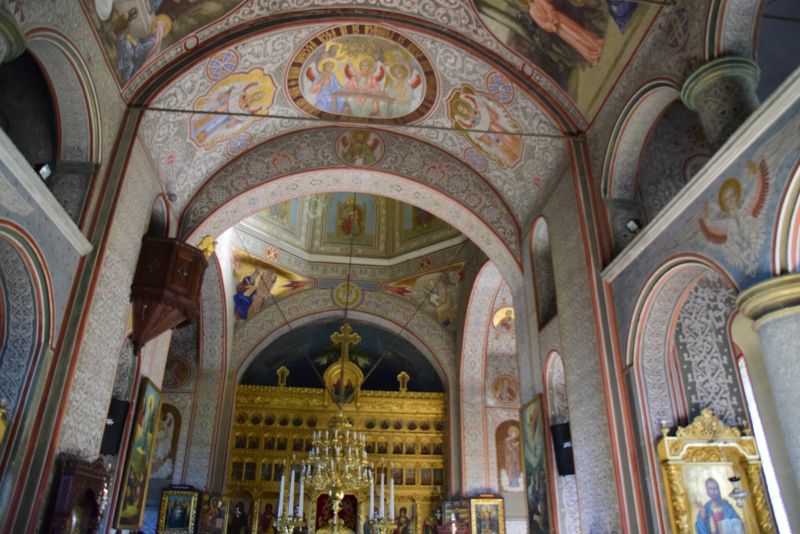 Interior, Mănăstirea Celic-Dere din Dobrogea