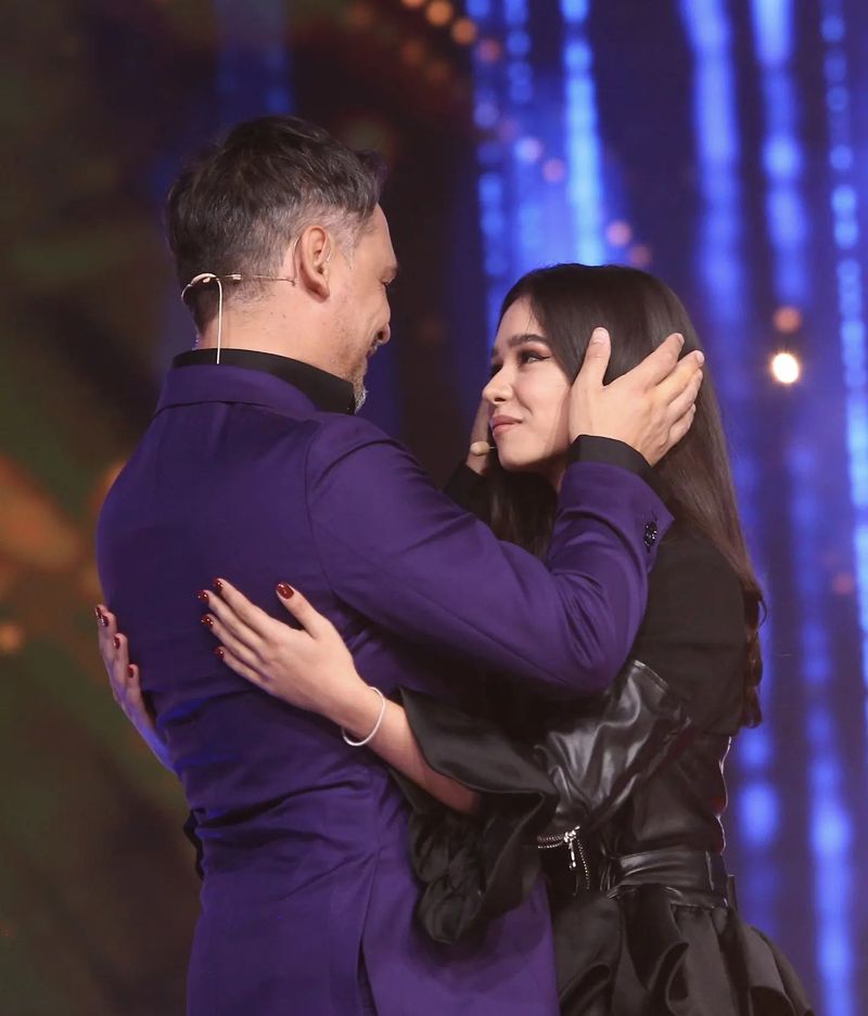 Răzvan Simion și fiica sa