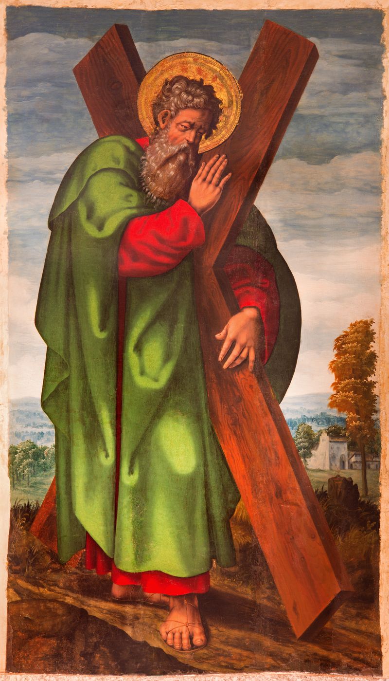 sfantul andrei, cruce x, icoana
