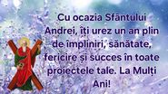 Urări de Sfântul Andrei 2023