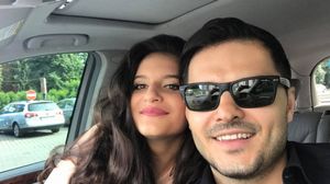 Liviu Vârciu, alături de fiica lui, Carmina  liviu varciu, carmina varciu