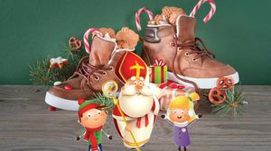 Moș Nicolae cu daruri