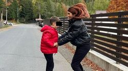 Adda, nostalgică pe rețelele sale de socializare! Artista a postat o imagine emoționantă cu fiul său, de la primul lui Crăciun: „Avea fix 2 luni și 2 zile”